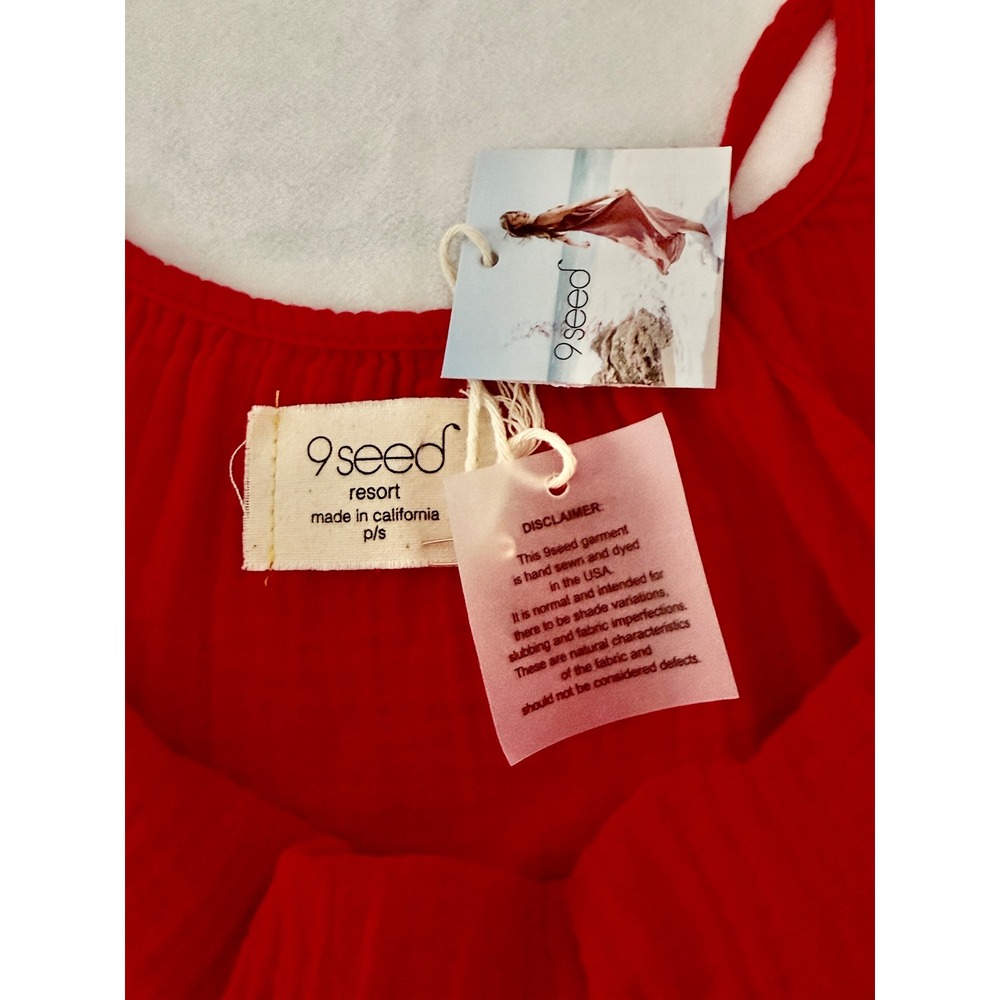 9seed Resort Red Tank Top. NWTs - Picture 5 of 7